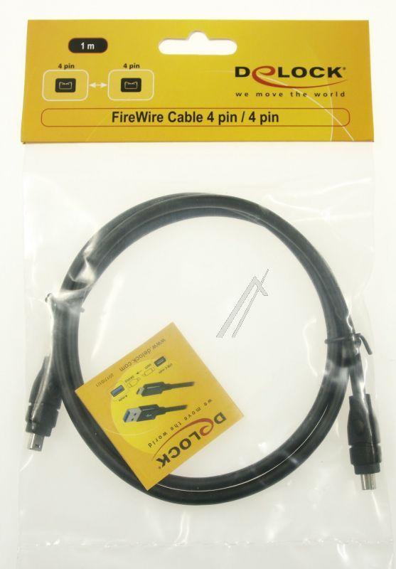 Delock 82570 Schnittstellenverbindung - Kabel firewire 4 pin stecker > 4 pin stecker 1 m
