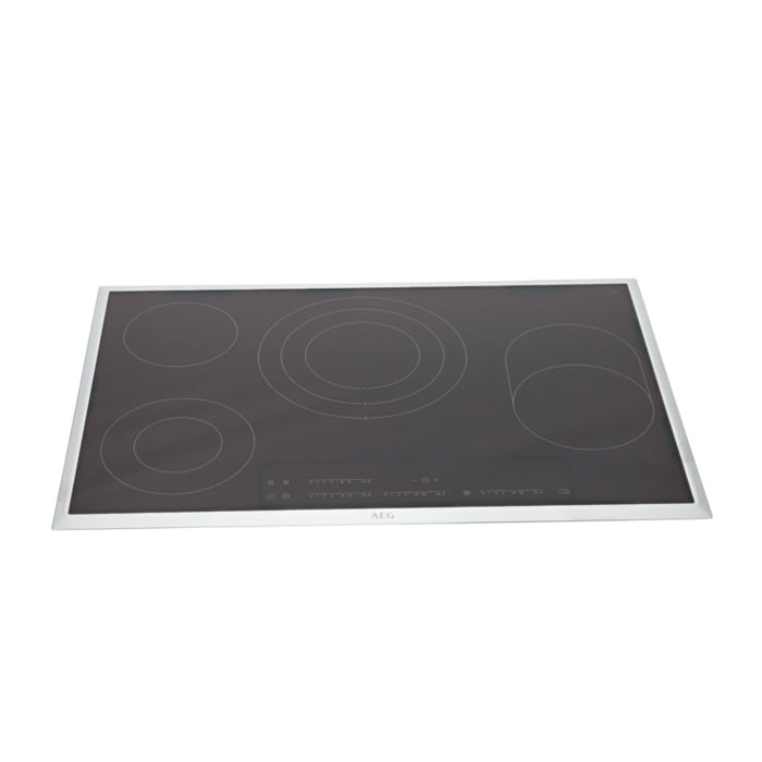 AEG Electrolux 5551129017 Glasplatte - Glasplatte mit rahmen,inox, passend für aeg