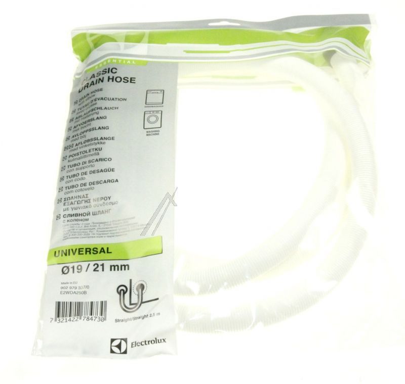 AEG Electrolux Ablaufschlauch - E2wda250b 9029793370 ablaufschlauch klassisch 2,5m