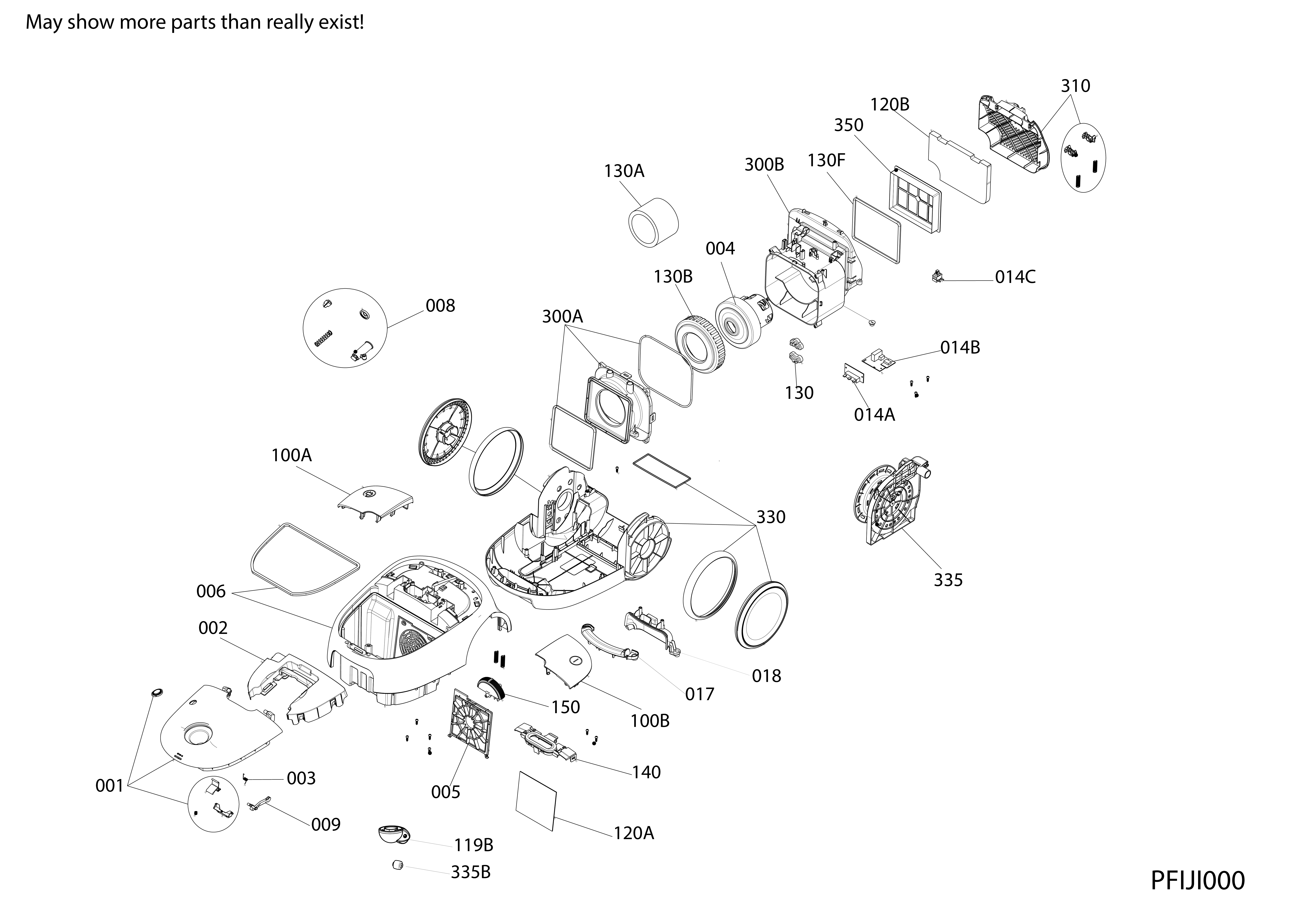 Explosionszeichnung AEG 90025860700 AB61C1OKO