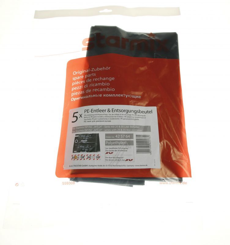 Starmix 425764 Staubsaugerfilter - Fbpe fbpe 25 - 35 - 5 pack für isp/isc m und h