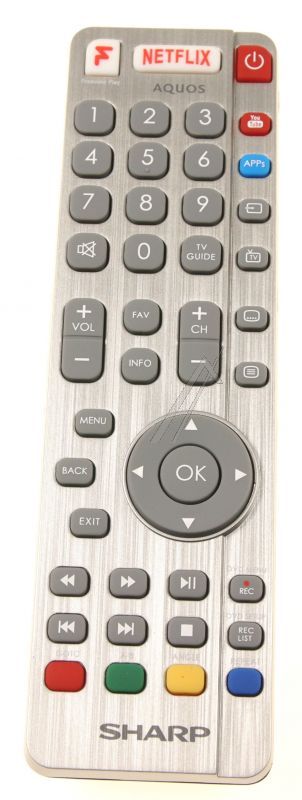 UMC SHWRMC0122N Fernbedienung - R/c shp rfsilverpvr smart ntflx dvd fvp