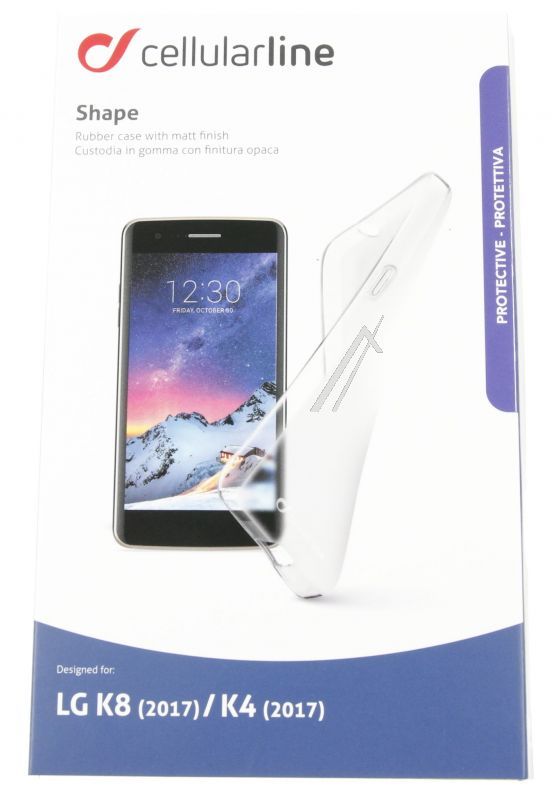 Cellular Line 38476 - Bookagendap10ltk flexibles, mattes backcover für passend für lg k4, passend für lg k8 2017
