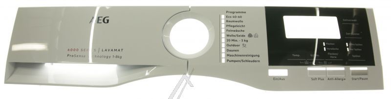 AEG Electrolux 140195361013 Bedienteilblende - Bandeau,blanc,aeg,de AEG Electrolux 140195361013 Bedienteilblende - Bandeau,blanc,aeg,de
