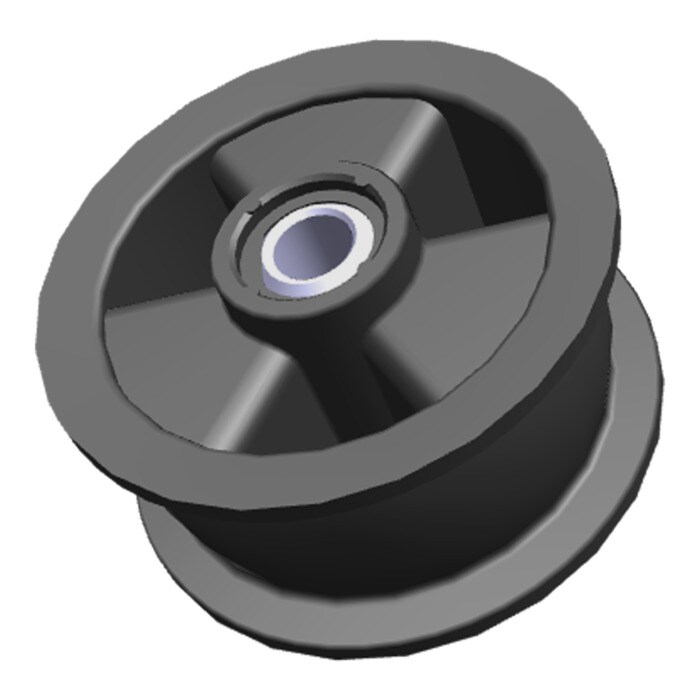 AEG Spannrolle 8581250125037 für Trockner Trommel Rolle Ersatzteil