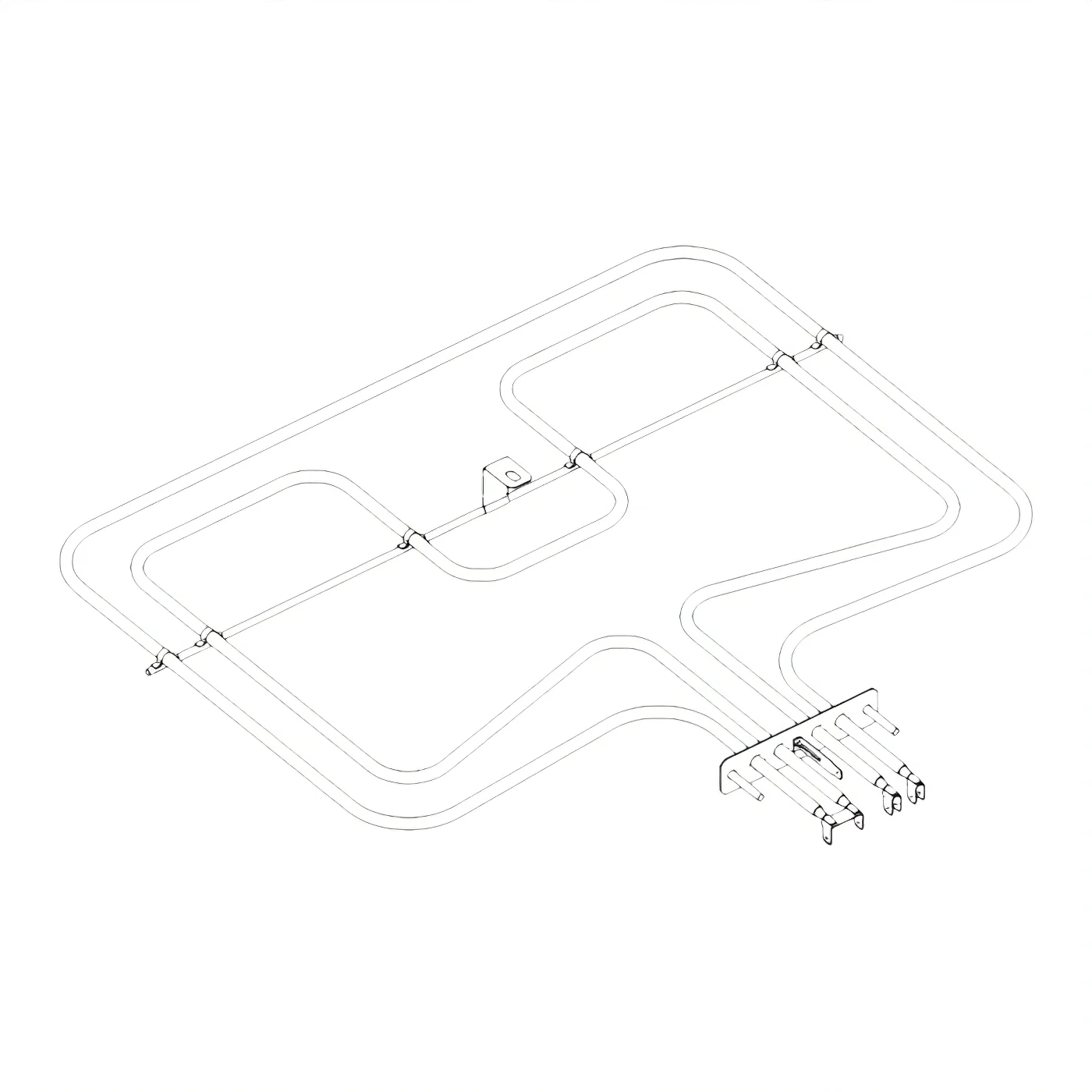 AEG Electrolux 8074079149 Heizelement Oberhitze - Heizung element,oben,grill,40