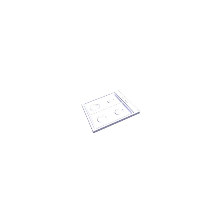 AEG Electrolux 140024416111 Abdeckplatte - Arbeitsplatte,weiss,594x590mm