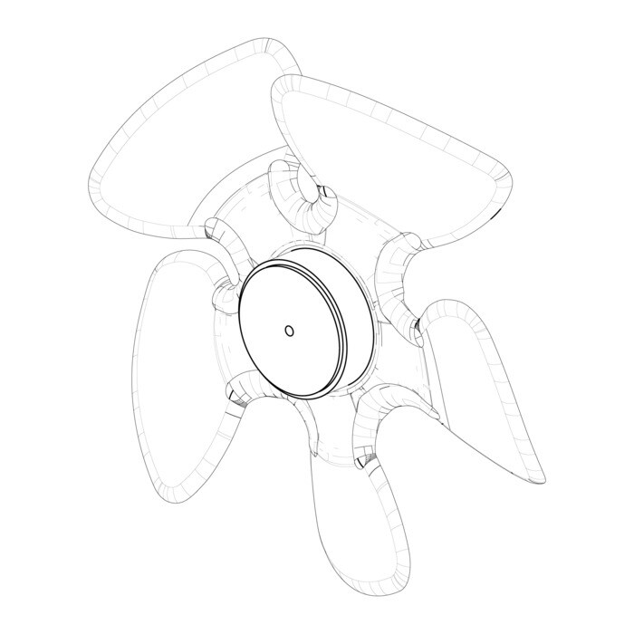 AEG Electrolux 2416395016 Flügelrad - Gebläsemotor