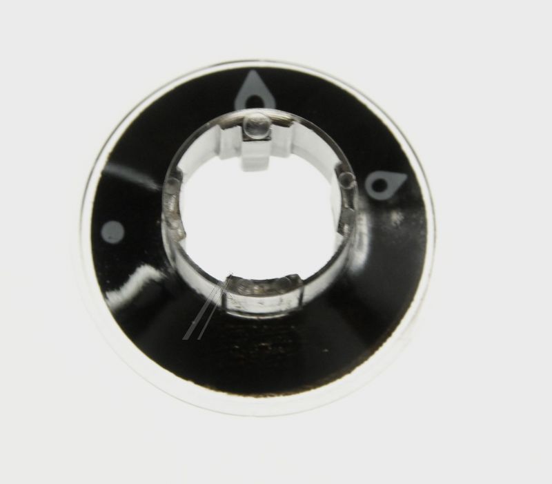 Whirlpool Indesit 482000091109 Ziffernblatt - C00039165 gasflammenscheibe schwarz kochmulden 68