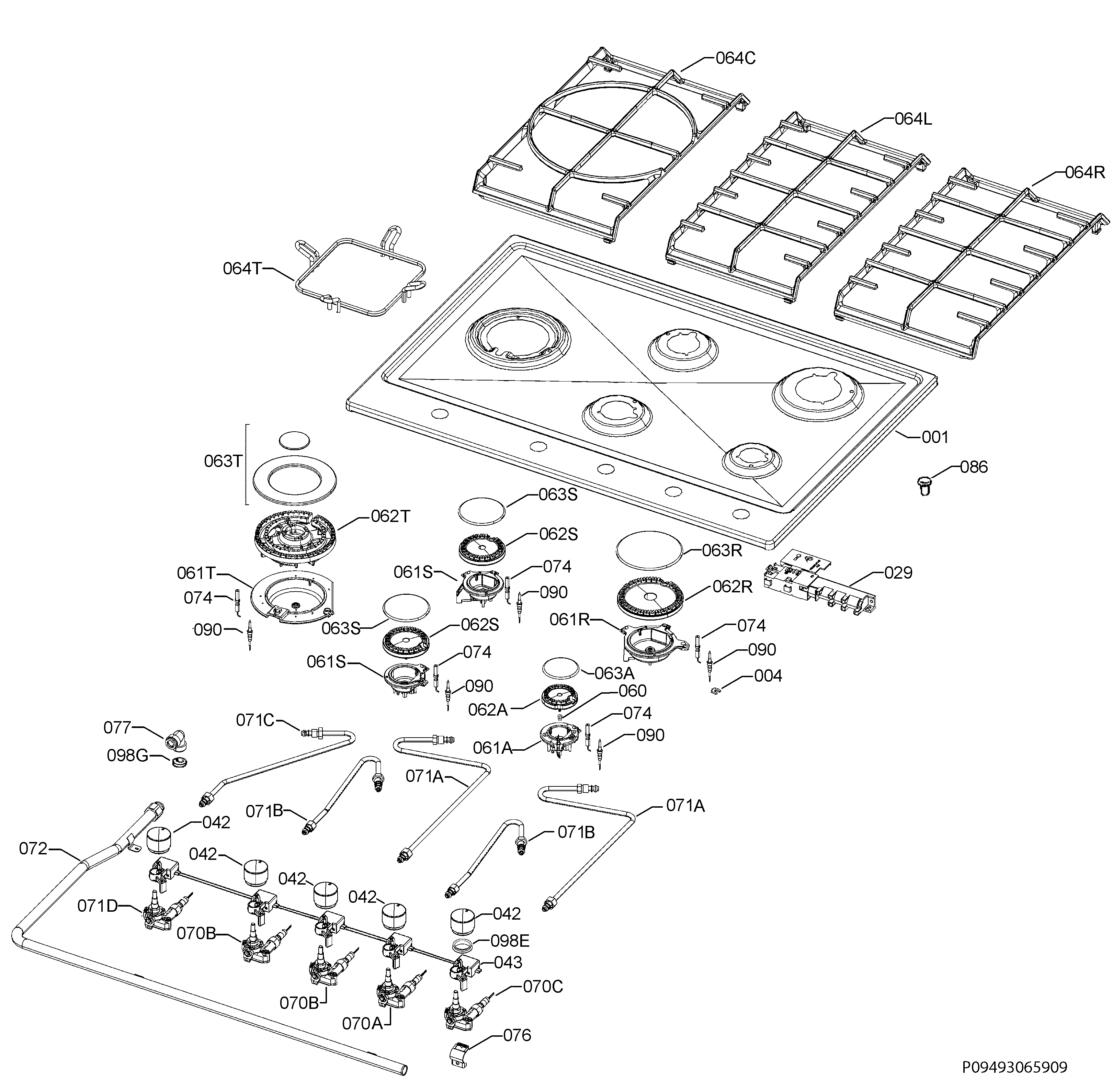 Explosionszeichnung Ikea 94963042504 FRAMTID FHGA5K