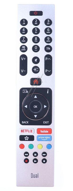 Vestel 23858967 - R/c 43135p fernbedienung passend für dual (gray/s)(black/p)