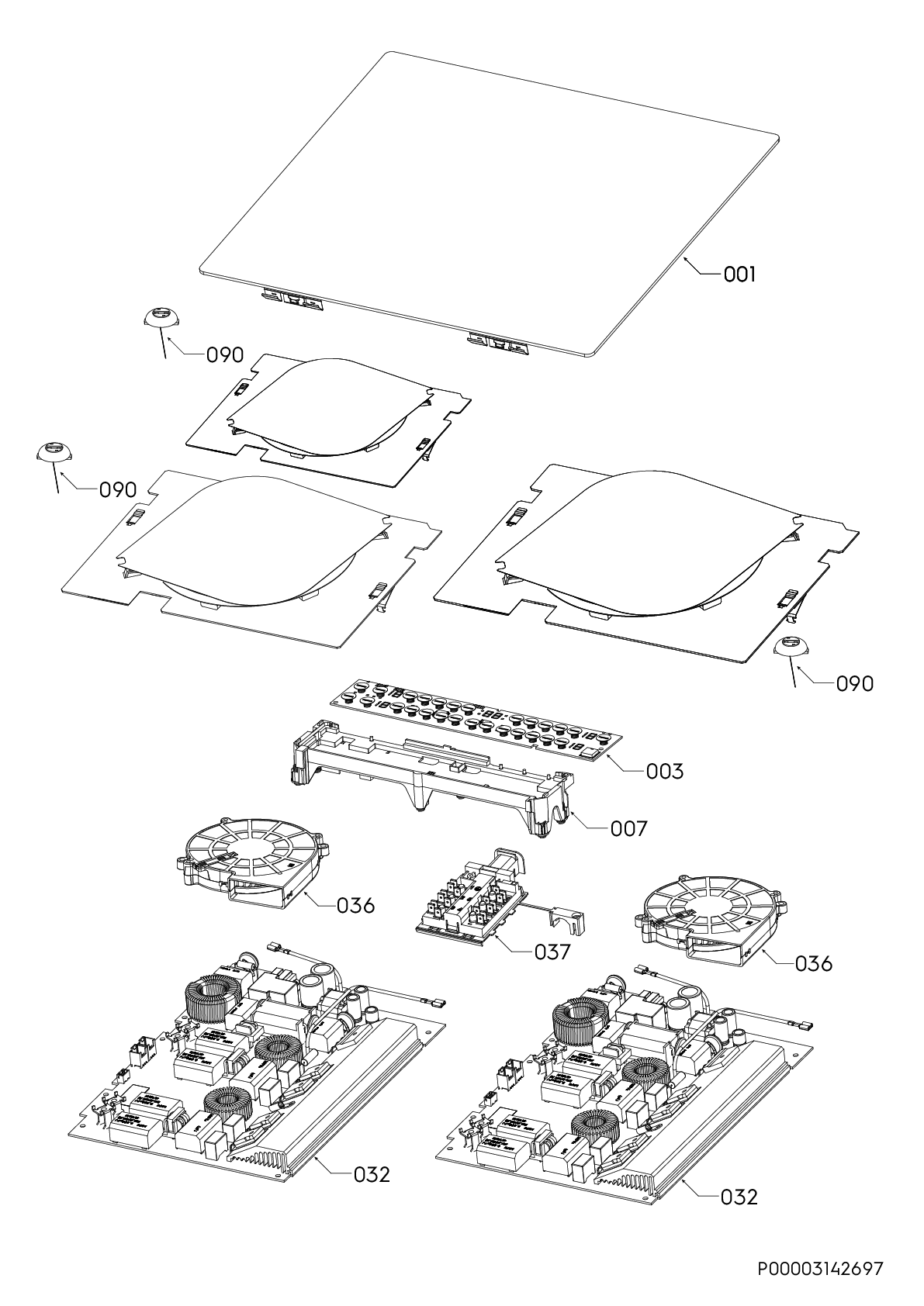 Explosionszeichnung Electrolux 94949273800 KIT60336C