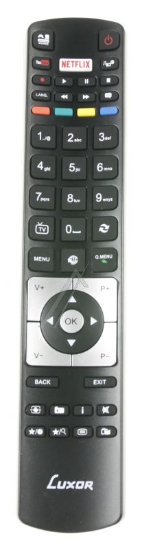 Vestel 23295641 - R/c 5118 fernbedienung passend für luxor (grau/s)(schwarz/p)