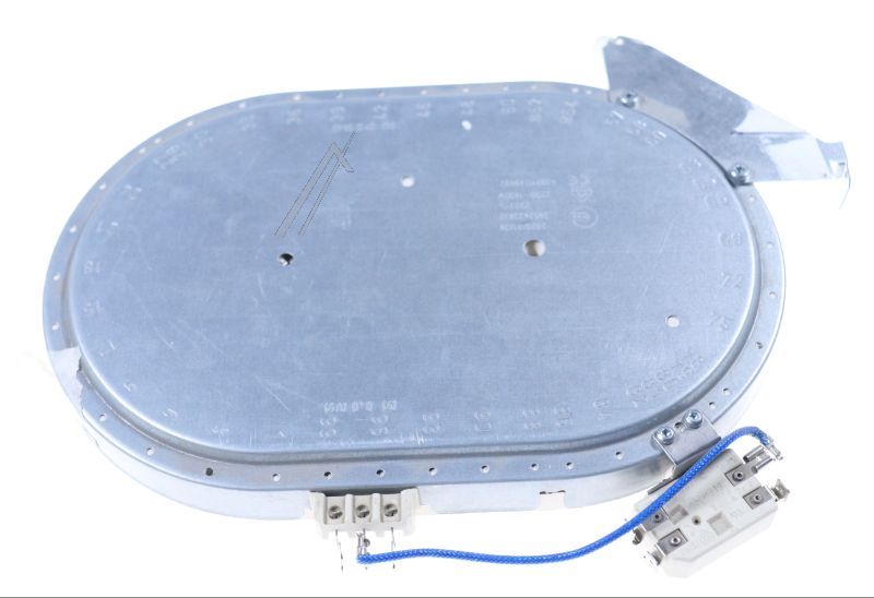 Whirlpool Indesit 481010616021 Bräter-Strahlungsheizkörper - C00397722 heizelement oval 180mm