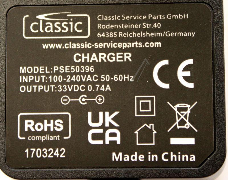 Steckernetzteil für Staubsauger 33v-0,74a wie Rowenta, Tefal PSE50396EU Ersatzteil