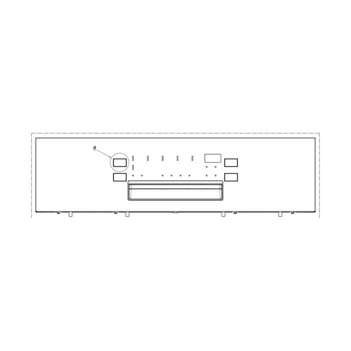 AEG Electrolux 140067444020 Bedienteilblende - Bedienblende,handgriff,aeg,l6f AEG Electrolux 140067444020 Bedienteilblende - Bedienblende,handgriff,aeg,l6f