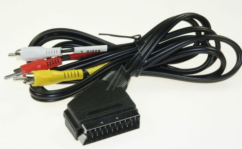 COM - Scartkabel 3xc st/1xscartst 2m mit schalter