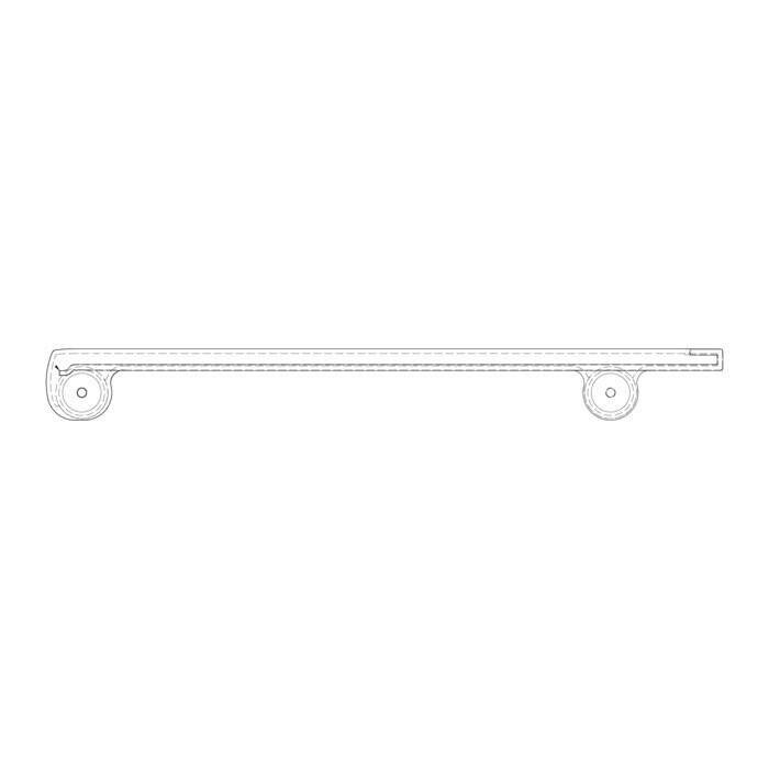 AEG Electrolux 2415148010 Schiene - Schiene,glasregal,links