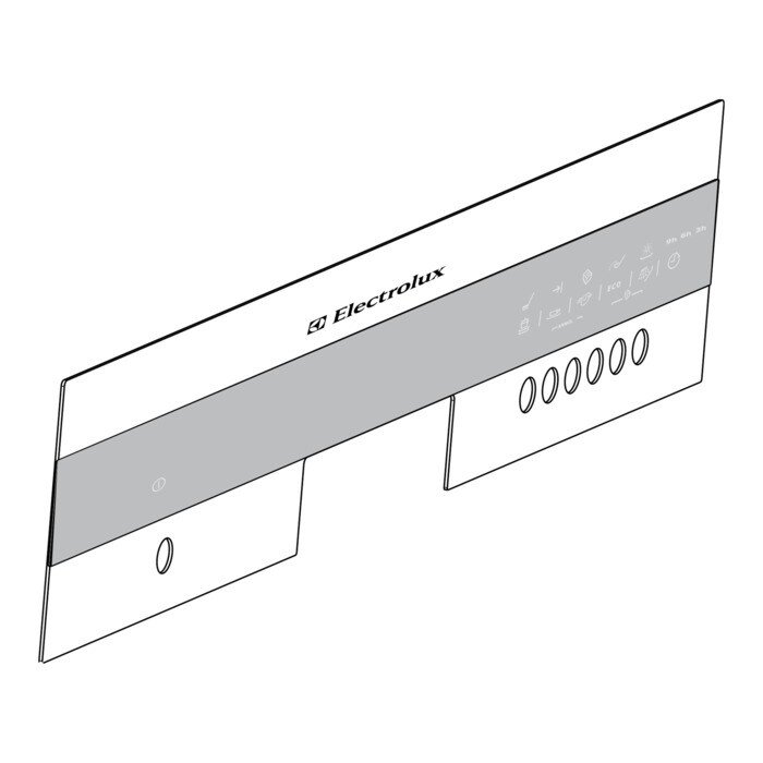 AEG Electrolux Bedienblende 1173120104 für Geschirrspüler Ersatzteil