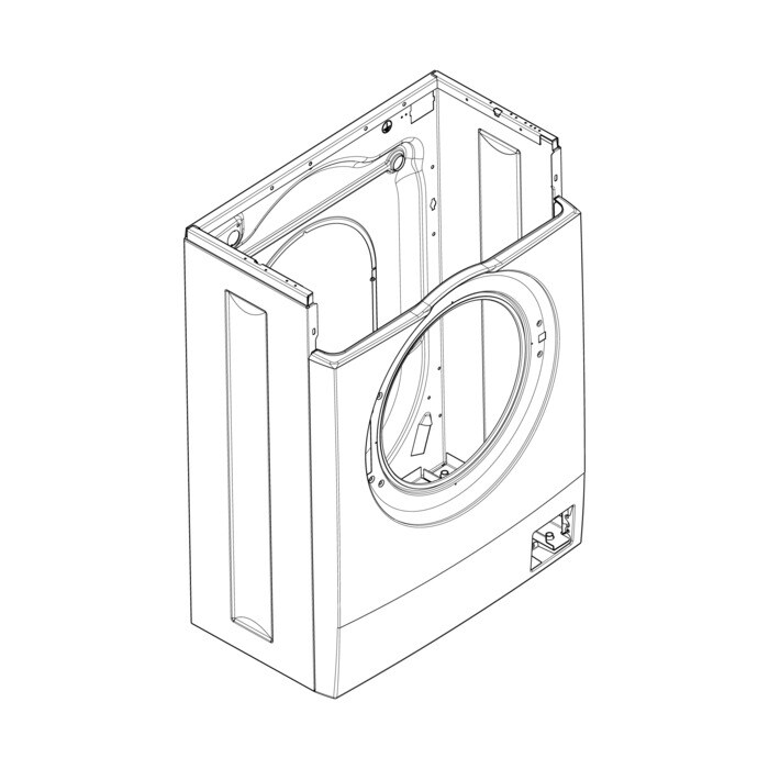 AEG Electrolux 1552122853 - Gehäuse,satz,cfe40a,white