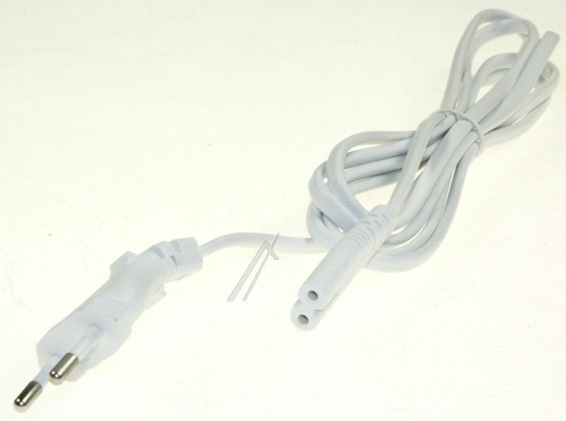 COM - Euronetzkabel vde doppelnutkupplung 2m weiss