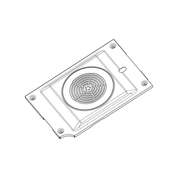 AEG Electrolux 140169631201 Abschirmblech - Cover,convection fan