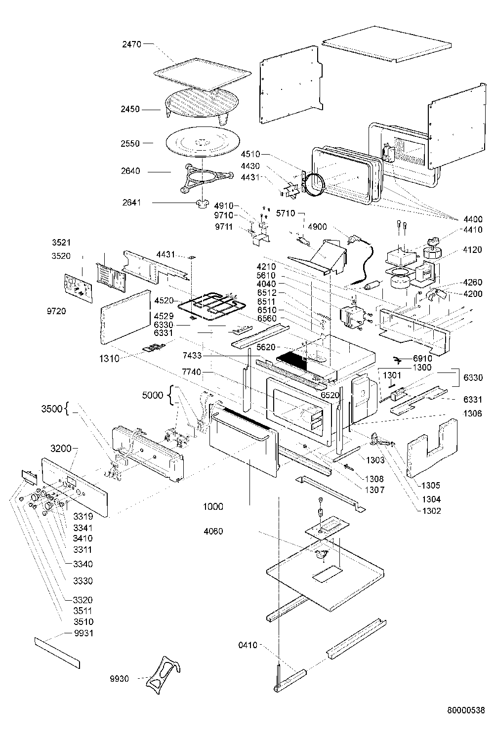 Explosionszeichnung Ikea 858752301772 MBI 700 S