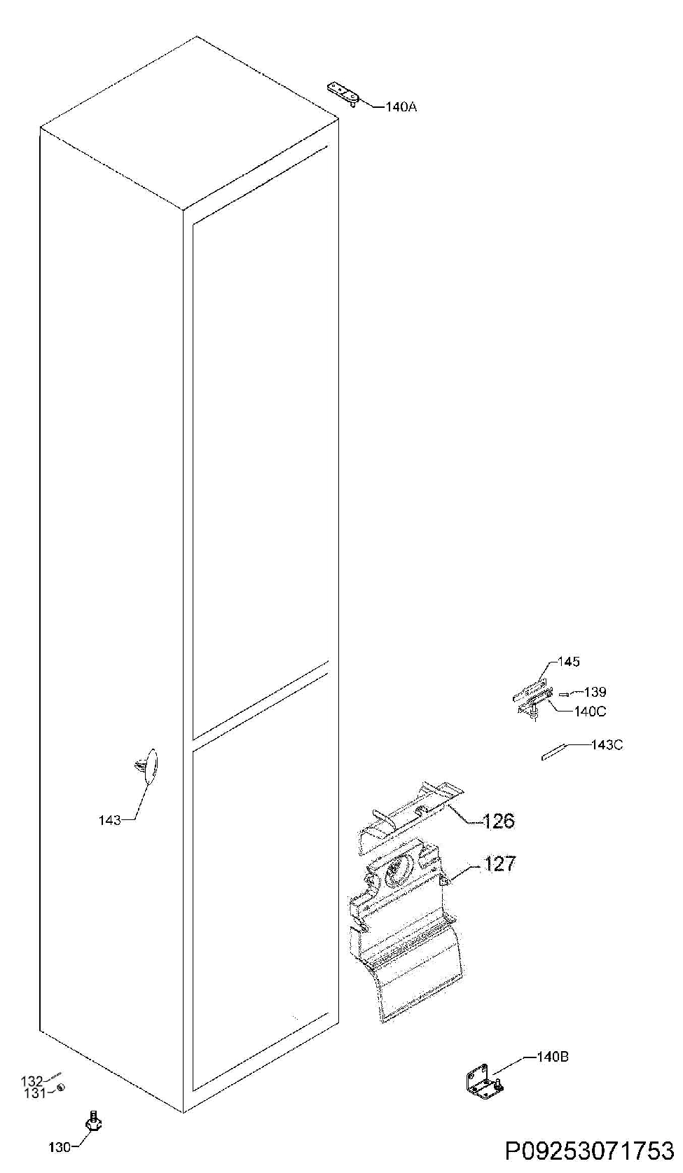 Explosionszeichnung Ikea 92505430807 KYLD Explosionszeichnung Ikea 92505430807 KYLD