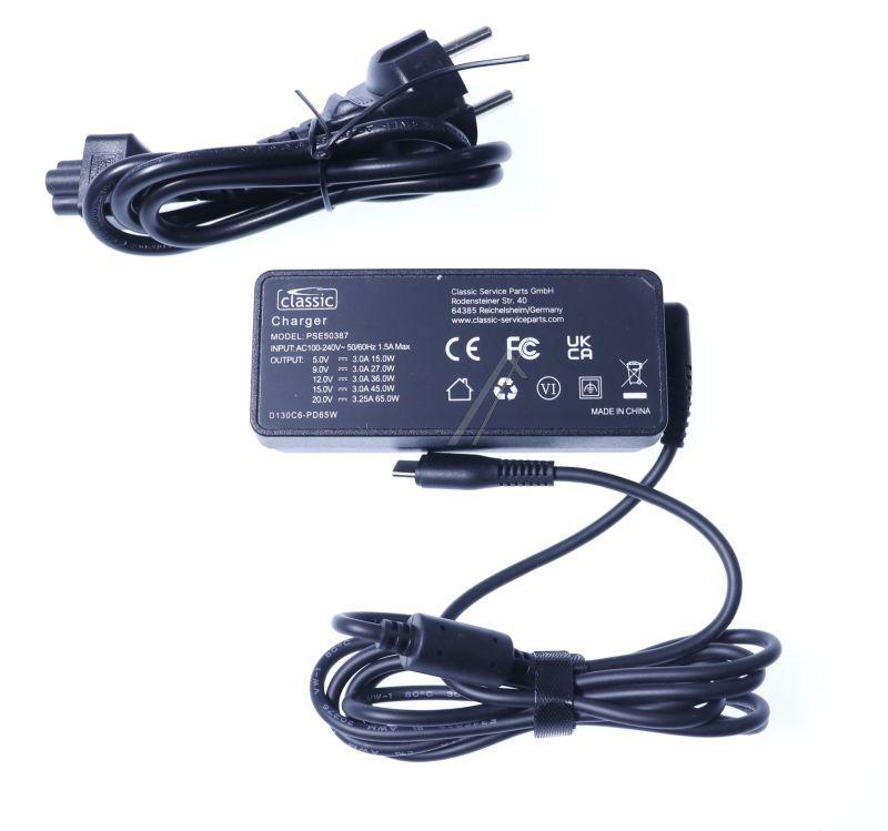 Classic PSE50387EU AC Adapter - 65w pse50387 eu usb-pd tisch ladegerät mit usb-c stecker