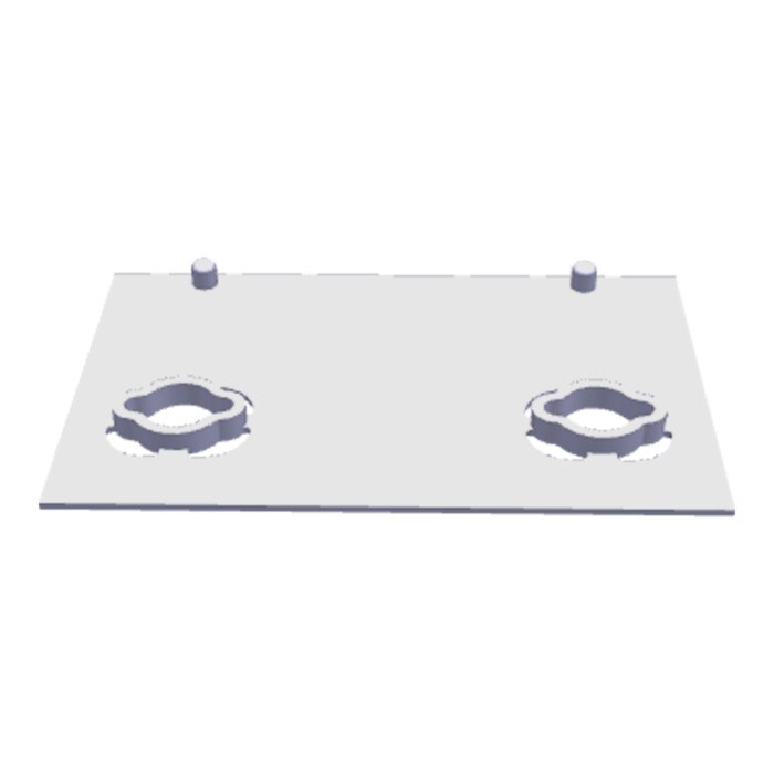 AEG Electrolux 8074943013 Abstandhalter - Entretoise,charniôre,fond,45x2 AEG Electrolux 8074943013 Abstandhalter - Entretoise,charniôre,fond,45x2