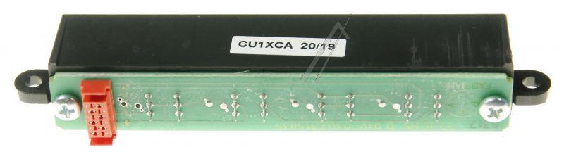 Elica CU1XCA Bedienteilblende - Armaturenbrett steuerung a.cr.weich licht s.s.bosch rot