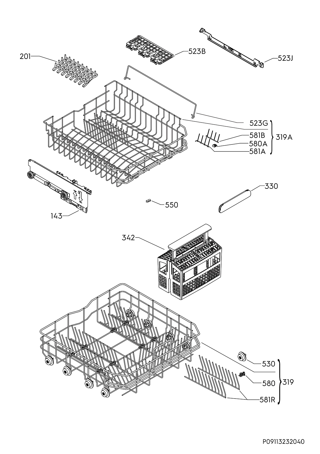 Explosionszeichnung Ikea 91143443704 RENODLAD 50353754 Explosionszeichnung Ikea 91143443704 RENODLAD 50353754