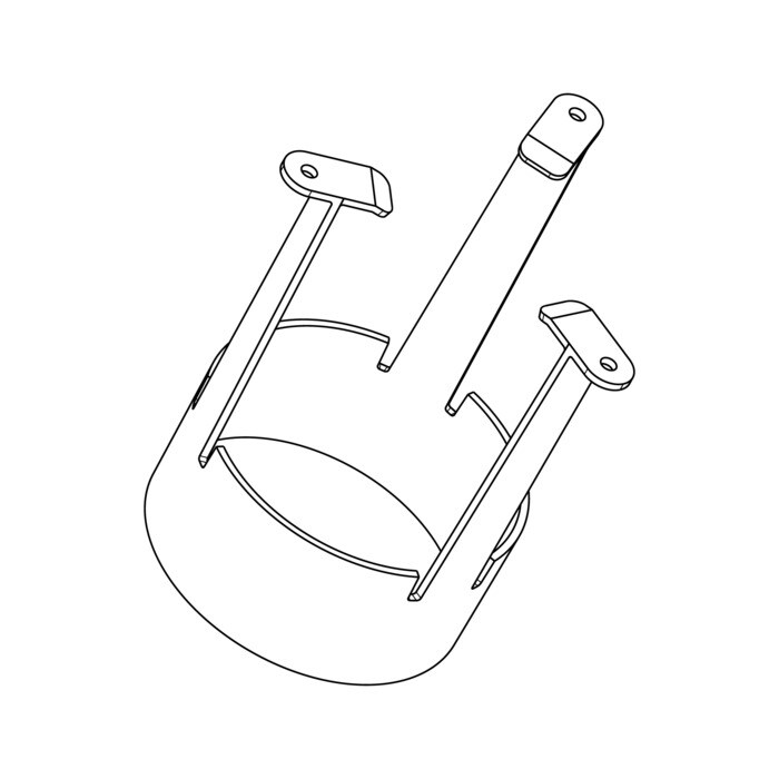 AEG Electrolux 140036476012 Rohrhalter - Halter,dampfschlauch