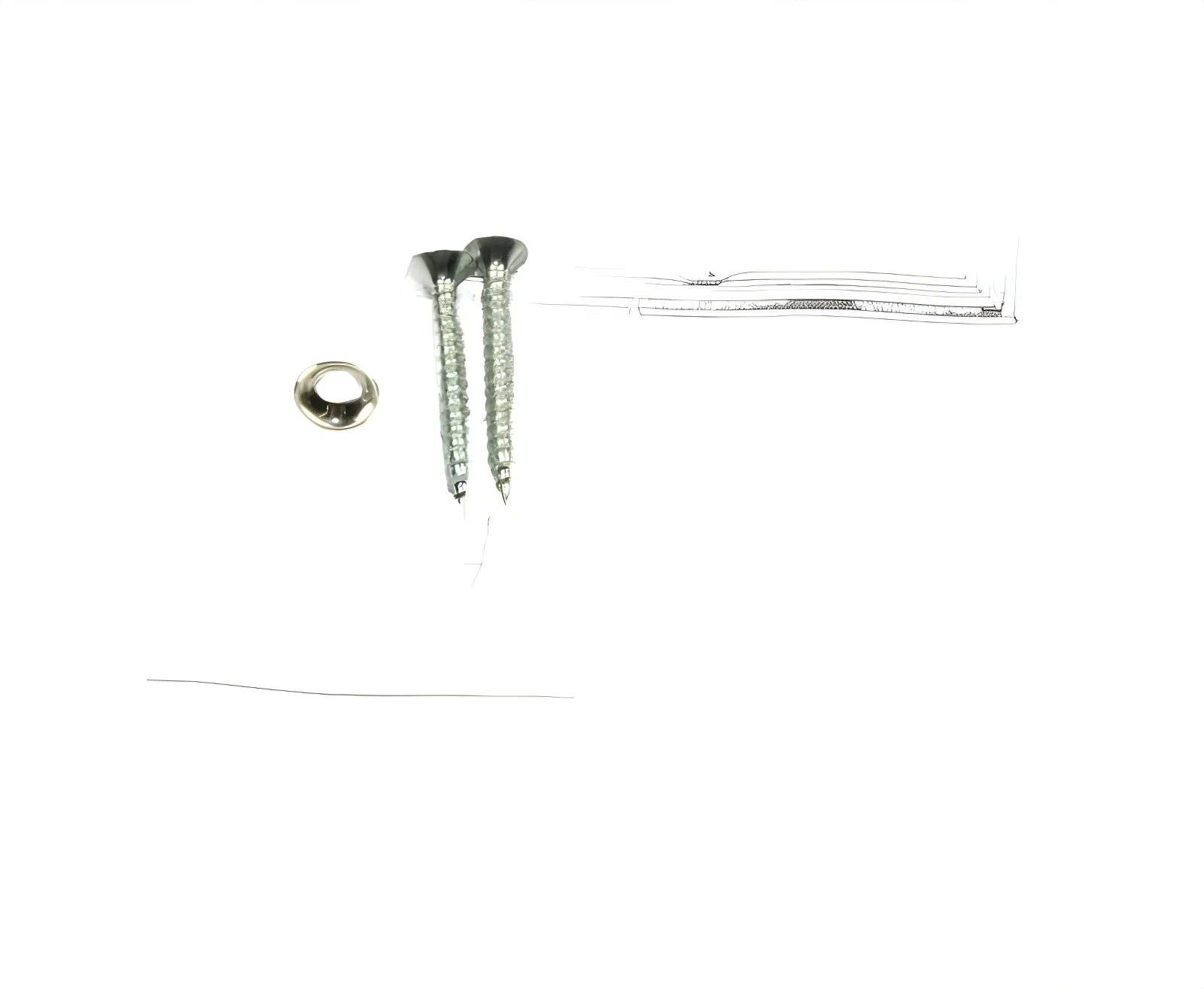 BSH Bosch Siemens 00086512 Befestigungsteil - Befestigungssatz tür 1.707.000.866