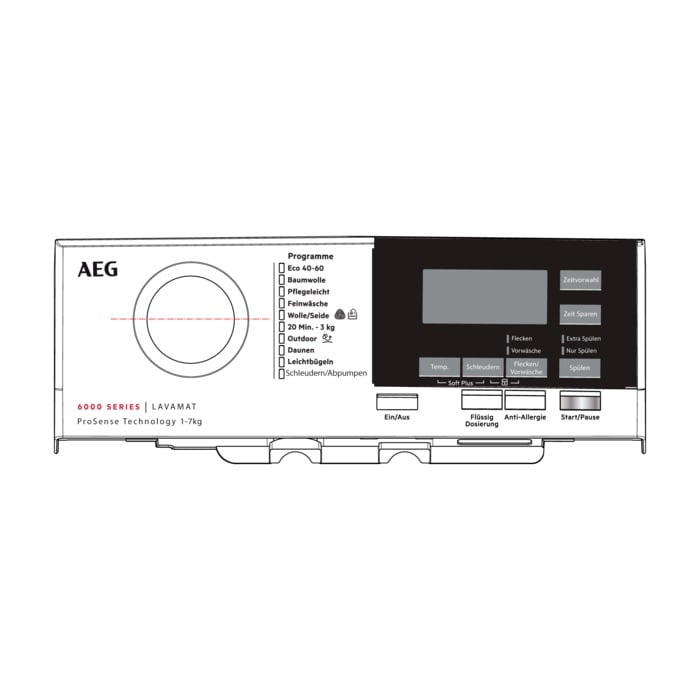 AEG Electrolux 140205284015 Halter - Support panneau,blanc,aeg,de