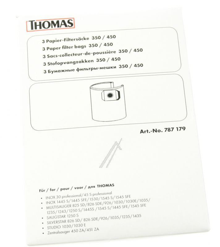 Thomas 787179 Staubsaugerbeutel - Papierfiltersäcke