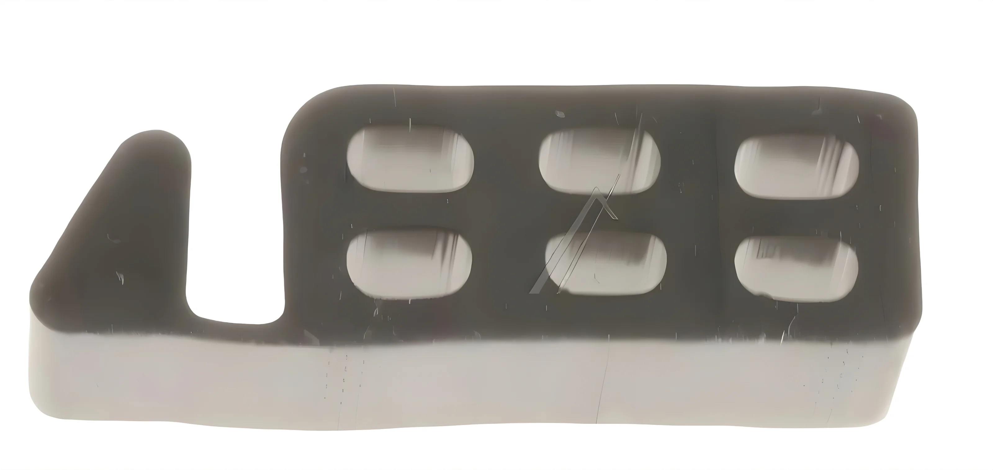 Abstandshalter 8051129 Amica für Backofen Distanzstück für Backofentürglas Scheibenhalter e457 Ersatzteil