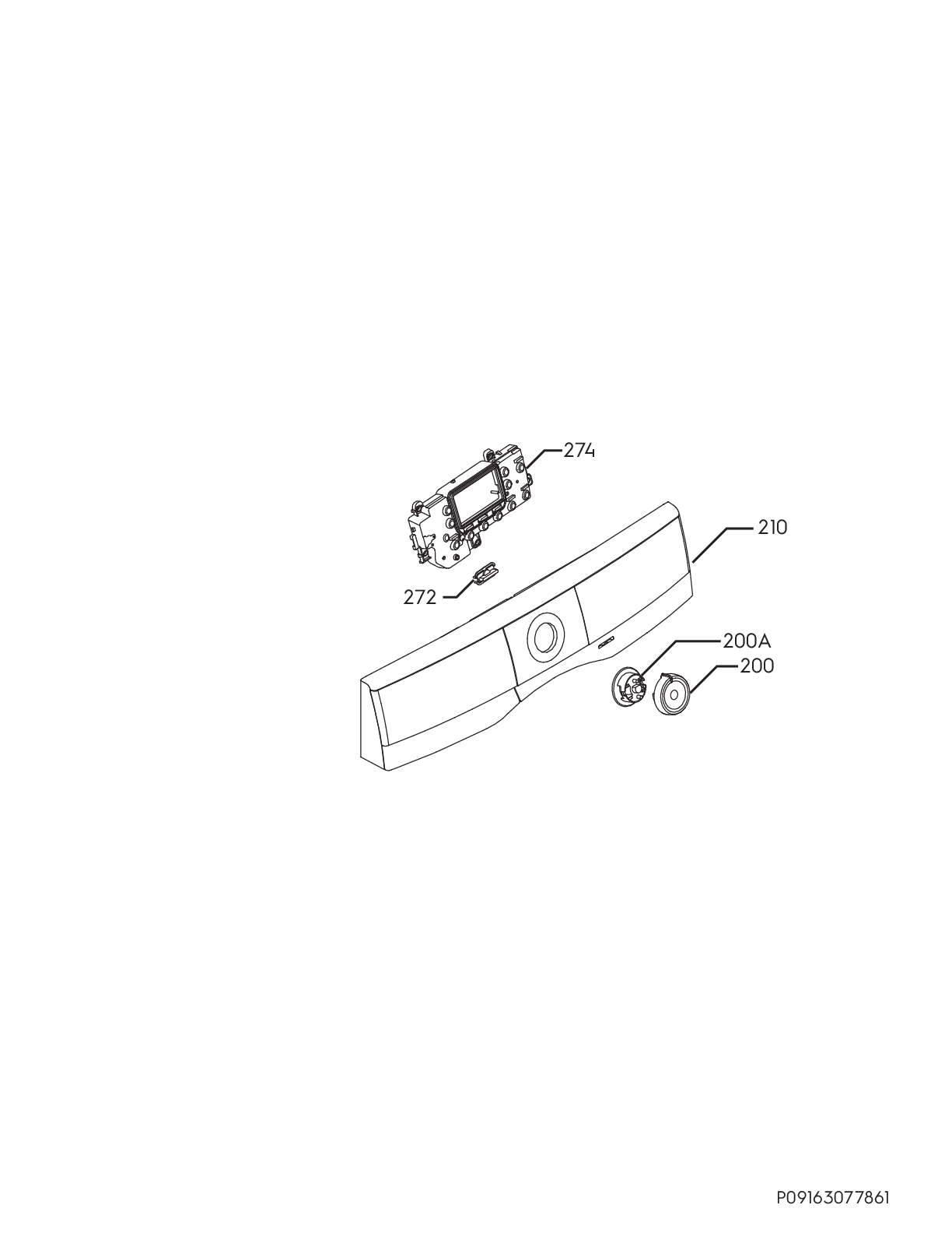 Explosionszeichnung AEG 91609959203 EW9H278BC
