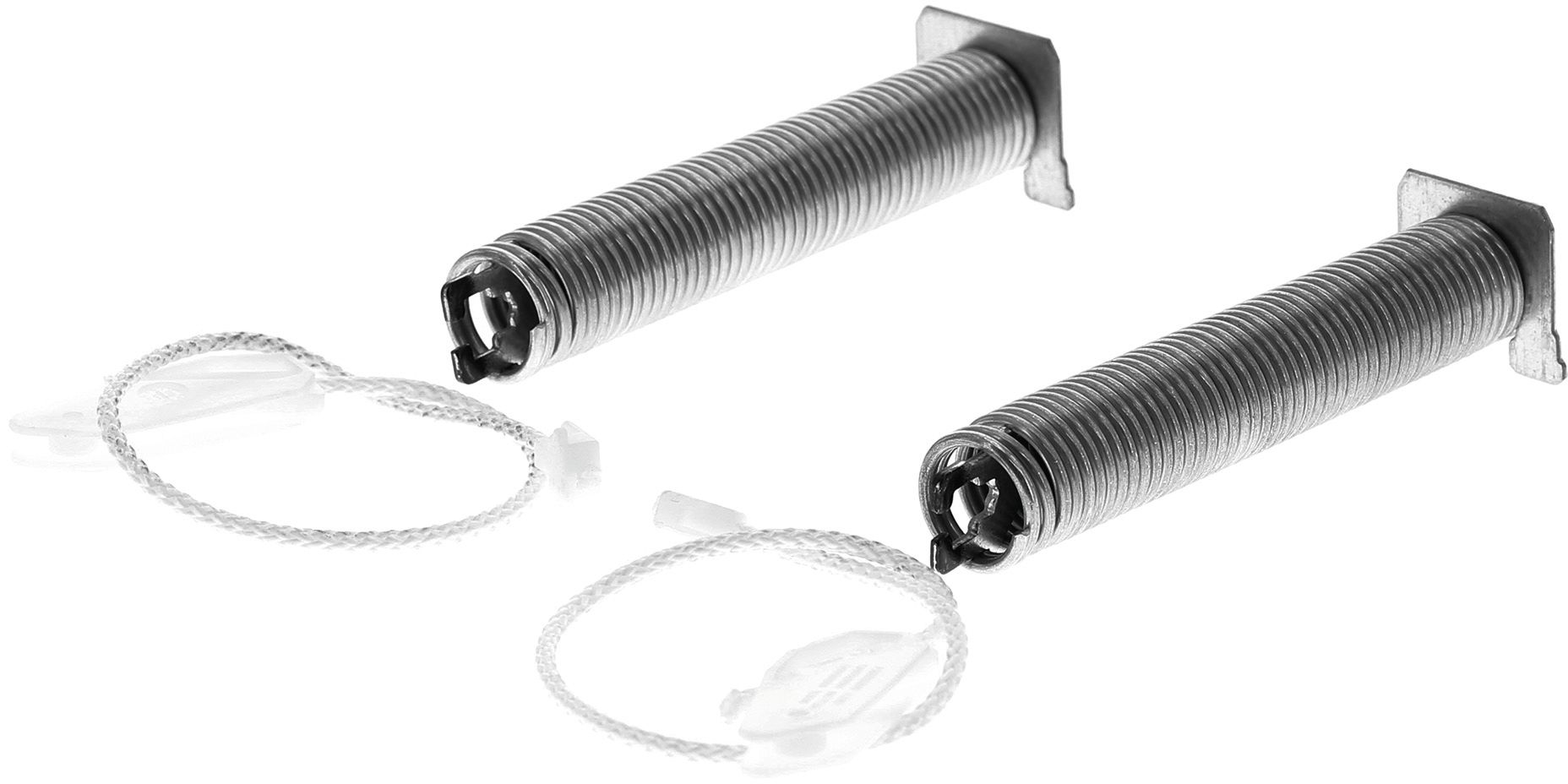 Bosch Siemens Türseil Feder 00754869 Reparatursatz schwarz 2 Federn 2 Seile GV640 Ersatzteil