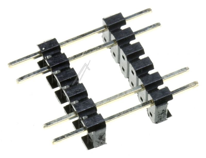 Vestel 30039348 - Conn header 6p-2 2.54mm top blk dr rohs
