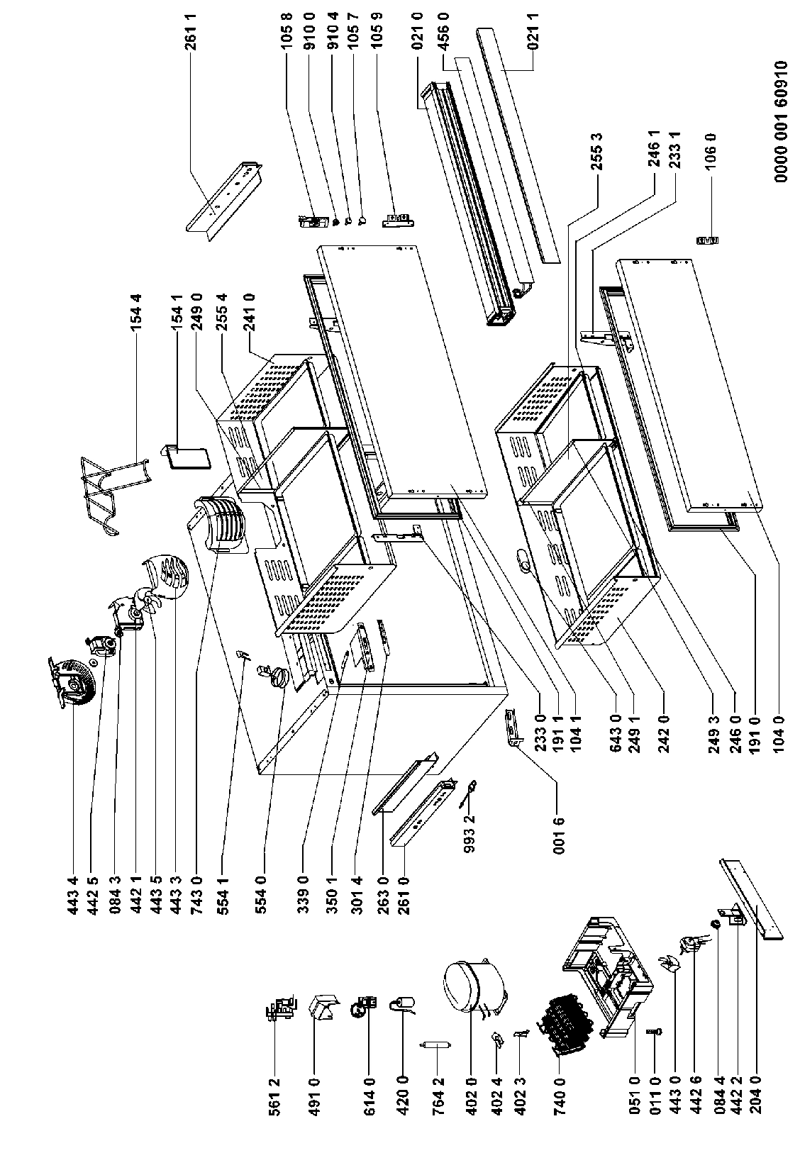 Explosionszeichnung Ikea 853939796000 FDN 800 Explosionszeichnung Ikea 853939796000 FDN 800