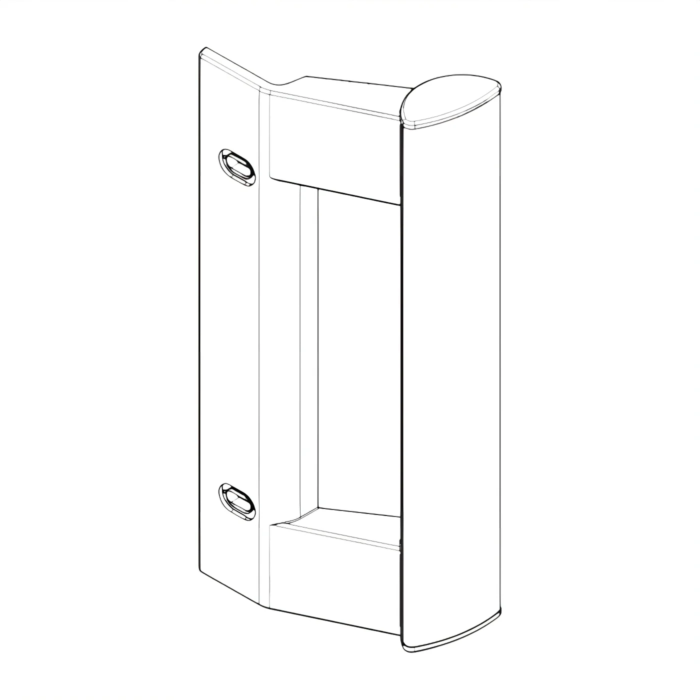 AEG Türgriff 2651031136 für Kühlschrank Griff grau Ersatzteil