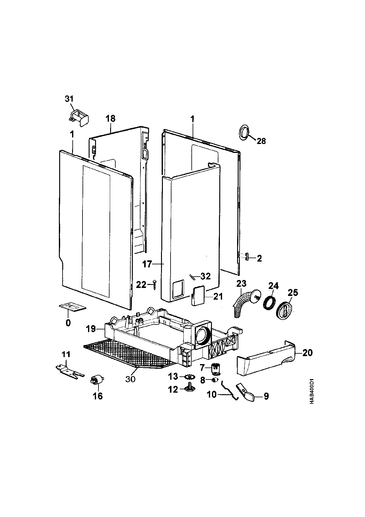 Explosionszeichnung Faure 91320177101 LTV 953