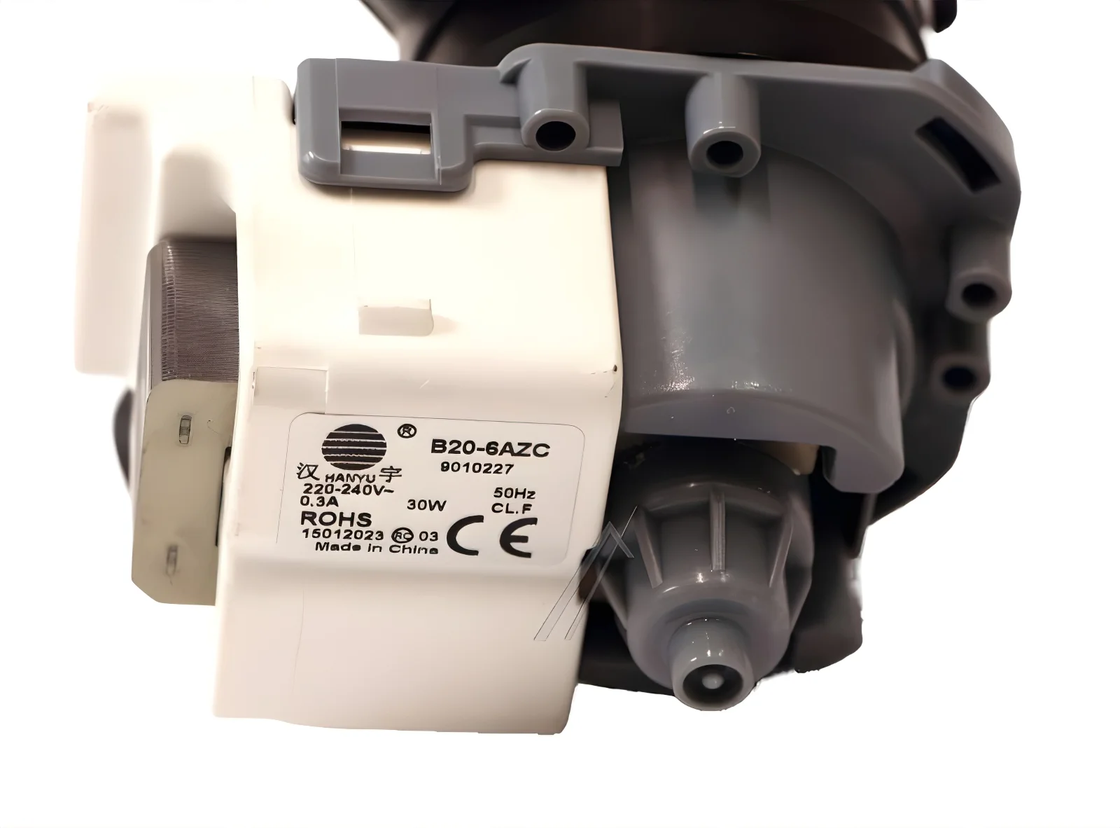 Laugenpumpe 9010227 für Waschmaschine Trockner Ablaufpumpe B20-6AZC 30W wie Bosch Siemens 00141874, 00141896, 00142370, 00145787