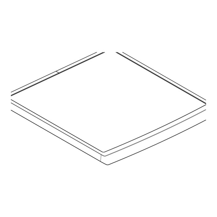 AEG Electrolux 1173175009 Abdeckplatte - Arbeitsplatte,,weiss