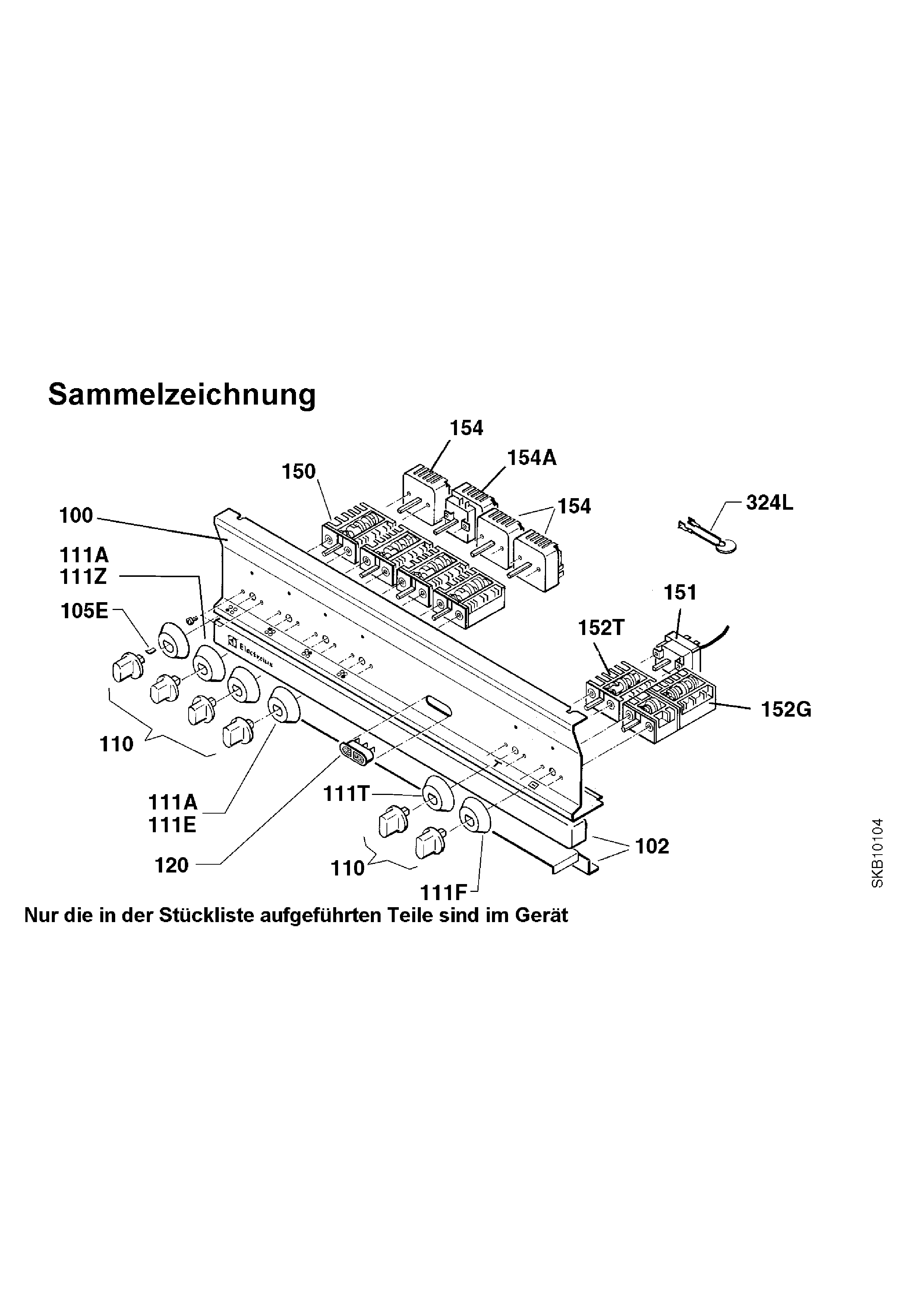 Explosionszeichnung AEG 94853210900 EH L1 N-3 G Explosionszeichnung AEG 94853210900 EH L1 N-3 G