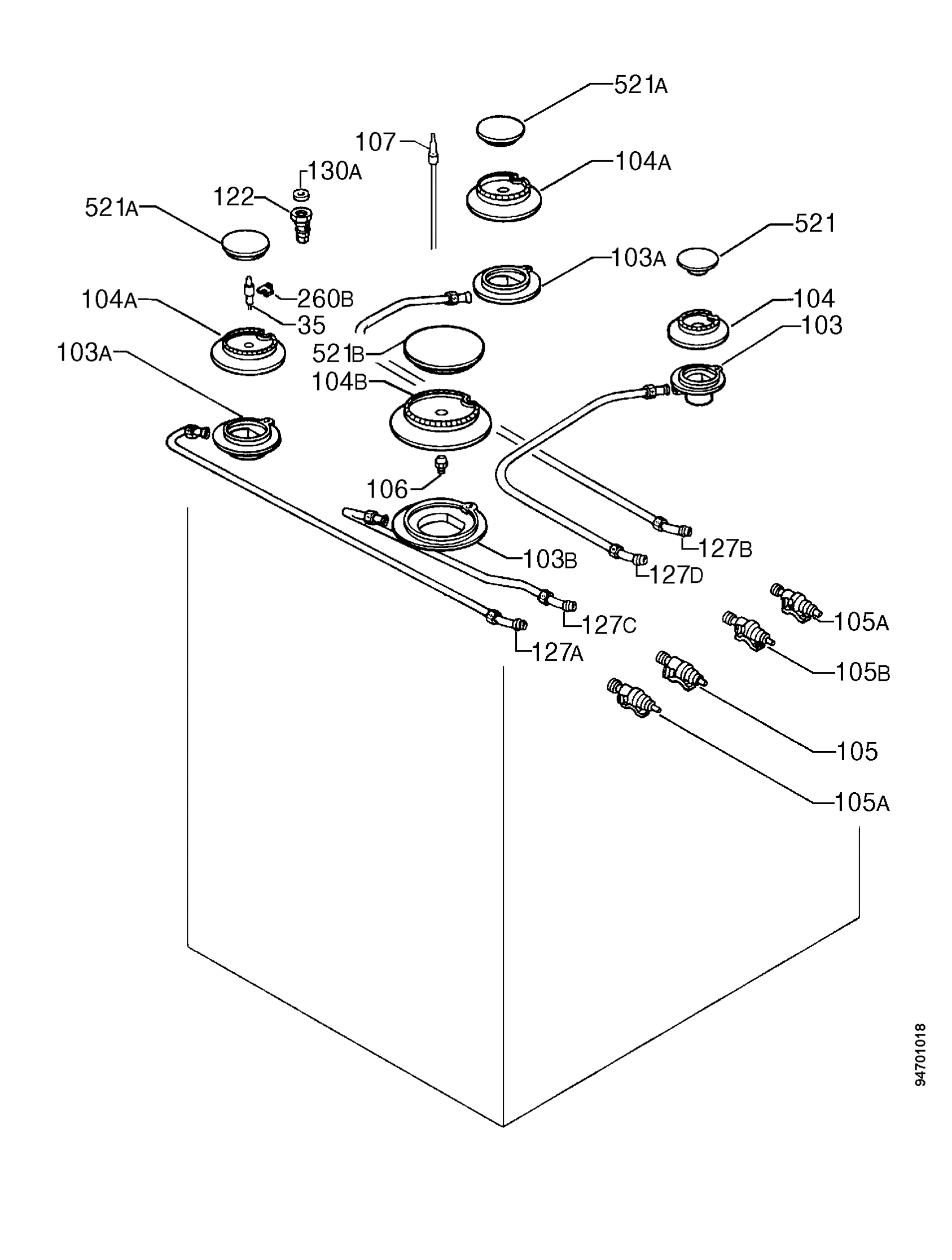 Explosionszeichnung Rex 94773014301 RX 66 MSA