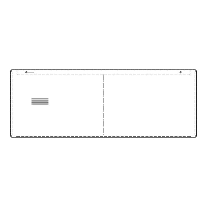 AEG Electrolux 3421784020 Frontblende - Schubladenblende,flach