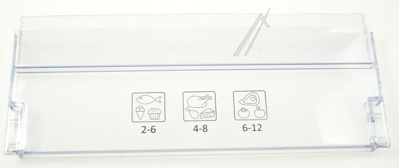 Arcelik Grundig Beko C00911528 Klappe Deckel - 4634850100 flap 190mm hotstamp lower