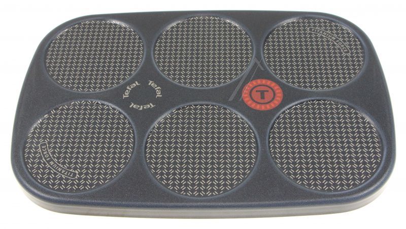 SEB TS01070180 Kochplatte - Plq crep 6 rect passend für dual v5 tita